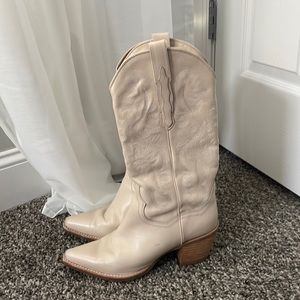 Jeffrey Campbell nude Daggot western boot 8